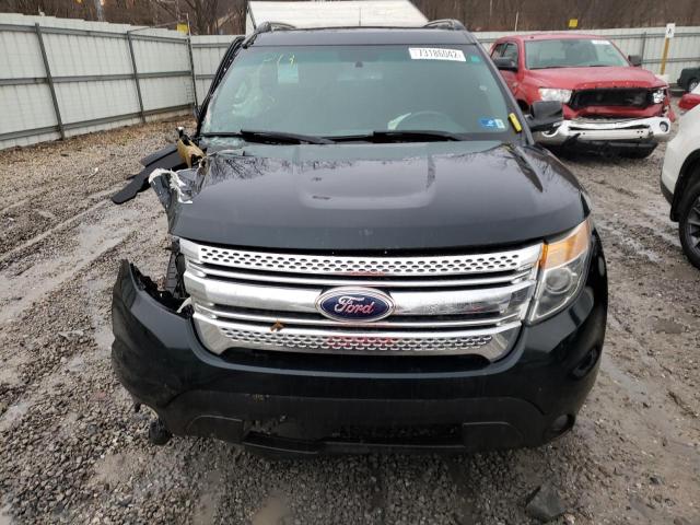 1FM5K8D84EGB16861 - 2014 FORD EXPLORER X BLACK photo 5