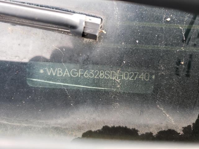 WBAGF6328SDH02740 - 1995 BMW 740 I AUTO BLACK photo 12