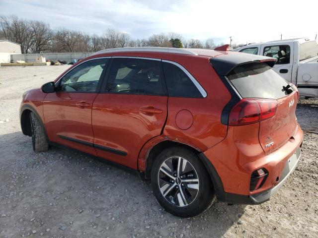 KNDCB3LC2N5537381 - 2022 KIA NIRO LX ORANGE photo 2