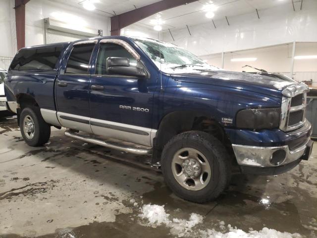 3D7KU28D23G771887 - 2003 DODGE RAM 2500 S BLUE photo 4