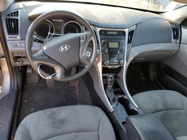 KMHEC4A46BA001815 - 2011 HYUNDAI SONATA HYB SILVER photo 8