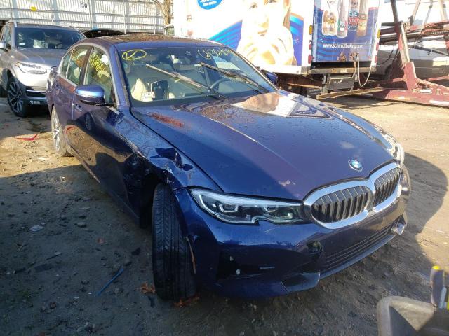 3MW5R7J06L8B14692 - 2020 BMW 330XI BLUE photo 1