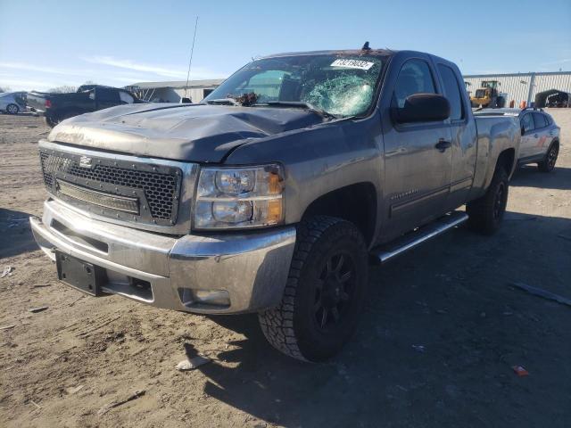 1GCRKSE75CZ221449 - 2012 CHEVROLET SILVERADO SILVER photo 1