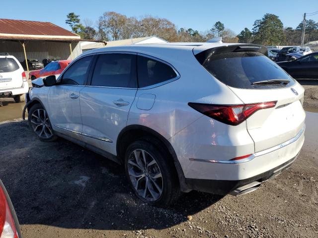 5J8YD9H47NL010793 - 2022 ACURA MDX TECHNO WHITE photo 2
