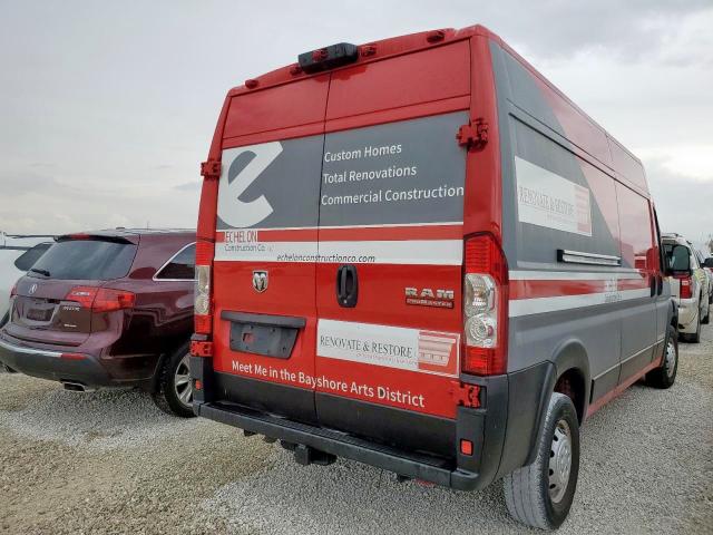 3C6TRVDG1KE506381 - 2019 DODGE RAM PROMAS 红色 照片 4