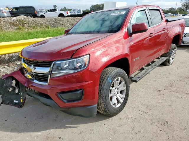 1GCGSCEN9J1305927 - 2018 CHEVROLET COLORADO L RED photo 2