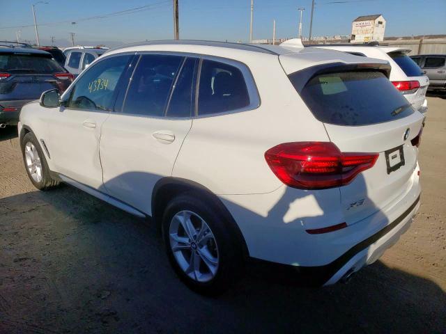 5UXTY3C04L9B53792 - 2020 BMW X3 SDRIVE3 WHITE photo 3