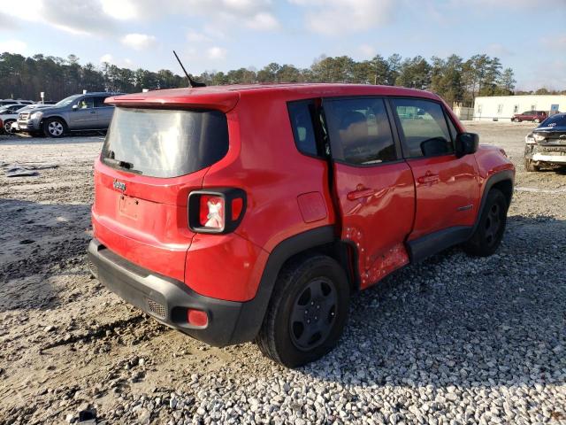 ZACCJAAT7GPC69884 - 2016 JEEP RENEGADE S RED photo 3