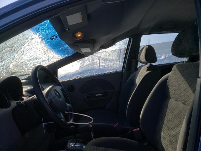 KL1TD62635B403379 - 2005 CHEVROLET AVEO BASE BLUE photo 7