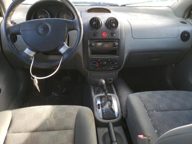 KL1TD62635B403379 - 2005 CHEVROLET AVEO BASE BLUE photo 8