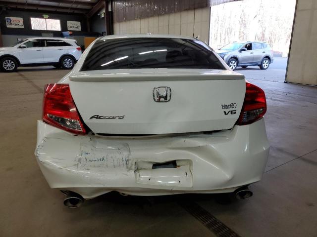 1HGCS2B86CA004673 - 2012 HONDA ACCORD EXL WHITE photo 6