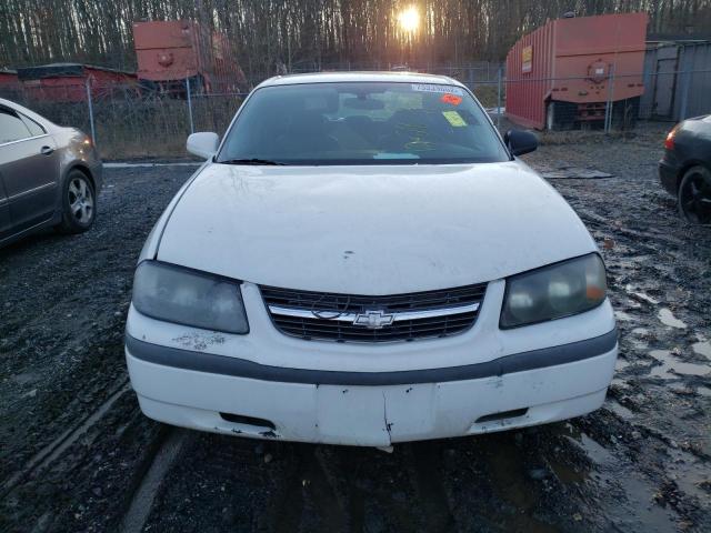 2G1WF55K759378225 - 2005 CHEVROLET IMPALA WHITE photo 5