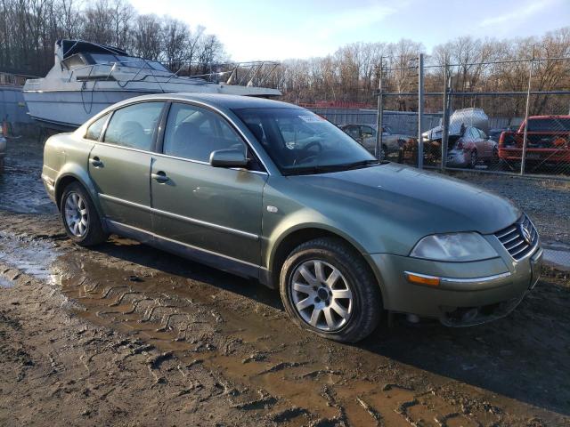 WVWPH63B92P305224 - 2002 VOLKSWAGEN PASSAT GLS GREEN photo 4