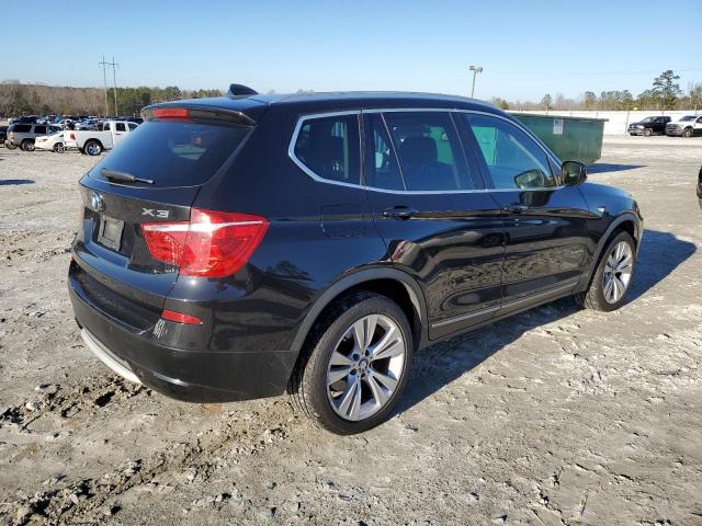 5UXWX7C57BL735340 - 2011 BMW X3 XDRIVE3 BLACK photo 3