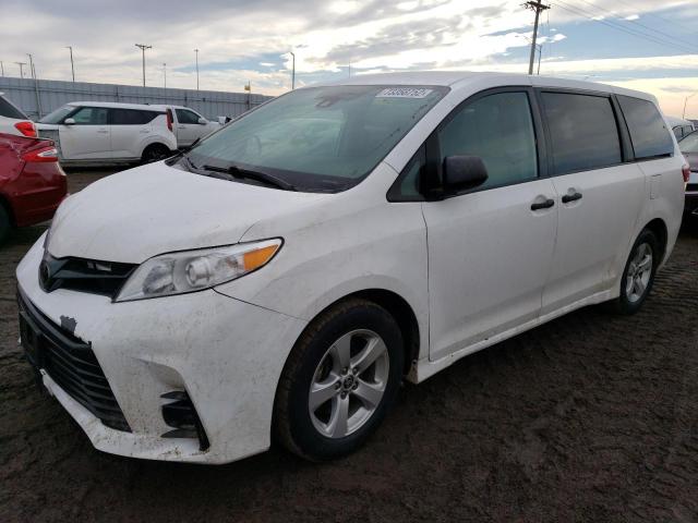 5TDZZ3DC3LS071794 - 2020 TOYOTA SIENNA L WHITE photo 1