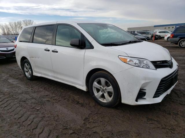 5TDZZ3DC3LS071794 - 2020 TOYOTA SIENNA L WHITE photo 4