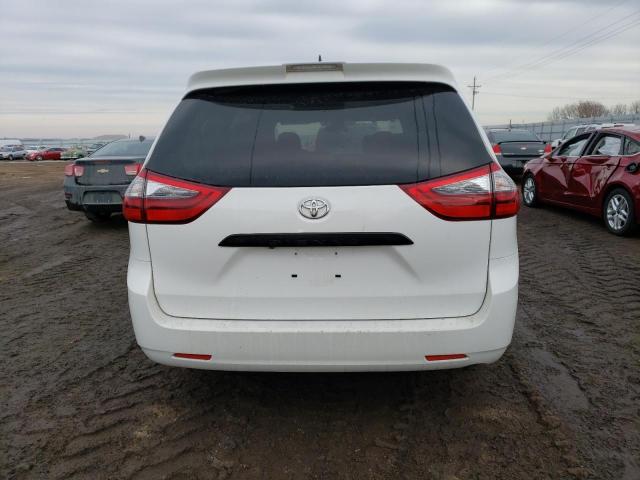 5TDZZ3DC3LS071794 - 2020 TOYOTA SIENNA L WHITE photo 6