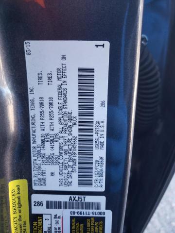 5TFDW5F18FX459662 - 2015 TOYOTA TUNDRA CRE GRAY photo 12