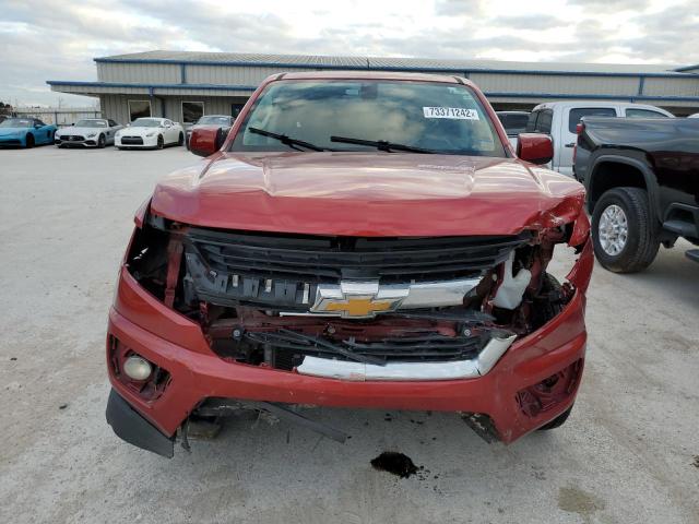 1GCGSCE34G1160688 - 2016 CHEVROLET COLORADO L RED photo 5
