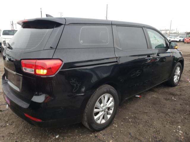 KNDMA5C1XH6264786 - 2017 KIA SEDONA L BLACK photo 3