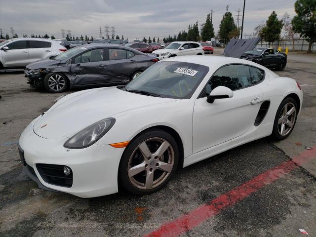 WP0AA2A83FK161909 - 2015 PORSCHE CAYMAN WHITE photo 1