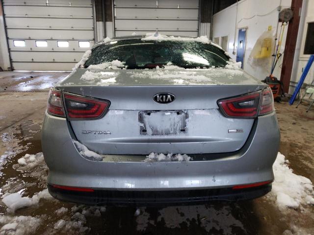 KNAGM4AD3E5069462 - 2014 KIA OPTIMA HYB SILVER photo 6