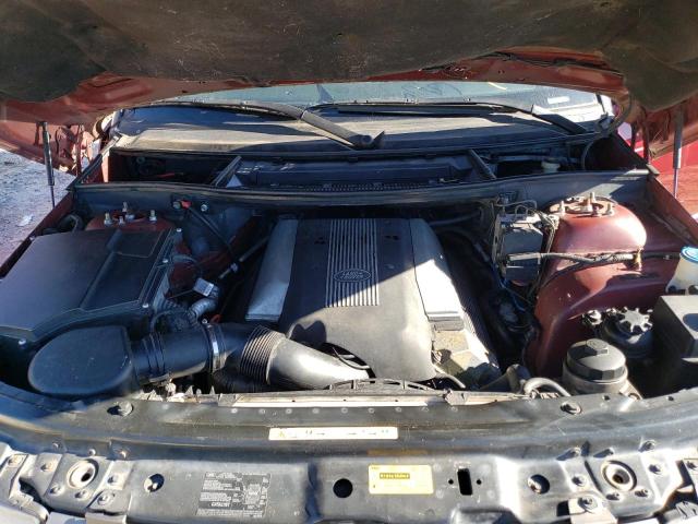 SALME114X5A190345 - 2005 LAND ROVER RANGE ROVE BURGUNDY photo 11