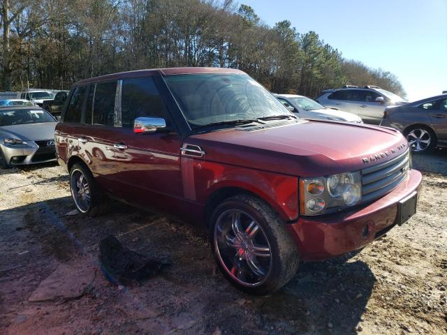 SALME114X5A190345 - 2005 LAND ROVER RANGE ROVE BURGUNDY photo 4