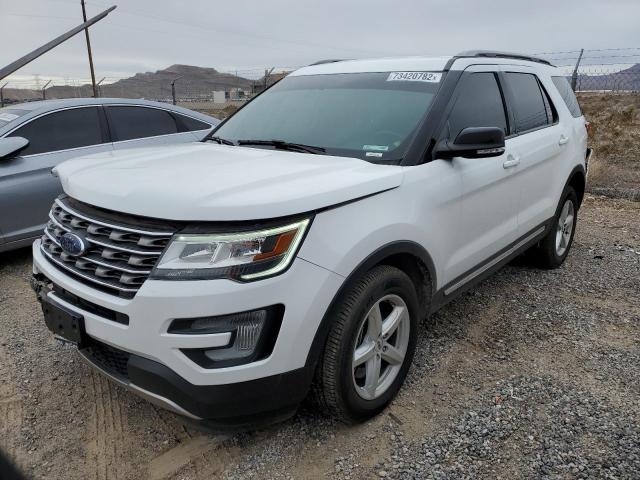 1FM5K8D89HGA12337 - 2017 FORD EXPLORER X WHITE photo 1