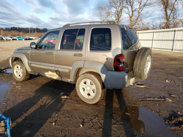 1J4GL48K35W500364 - 2005 JEEP LIBERTY TAN photo 2