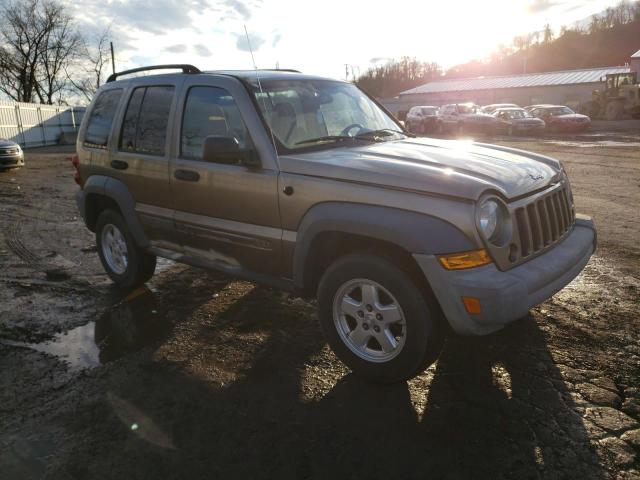 1J4GL48K35W500364 - 2005 JEEP LIBERTY TAN photo 4