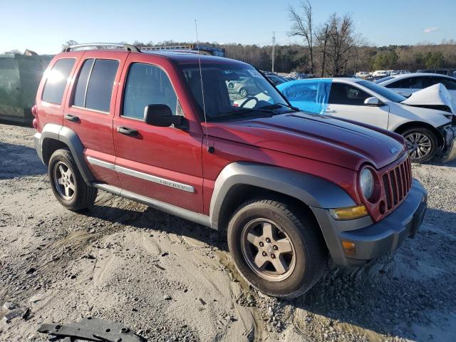 1J4GK48K36W175137 - 2006 JEEP LIBERTY SP RED photo 4