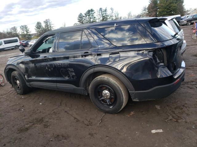 1FM5K8AW9MNA07339 - 2021 FORD EXPLORER P BLACK photo 2