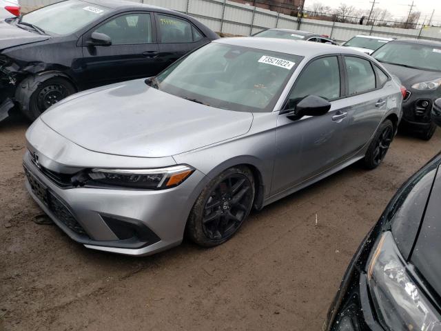 2HGFE2F53NH583887 - 2022 HONDA CIVIC SPOR Արծաթագույն լուսանկար 1