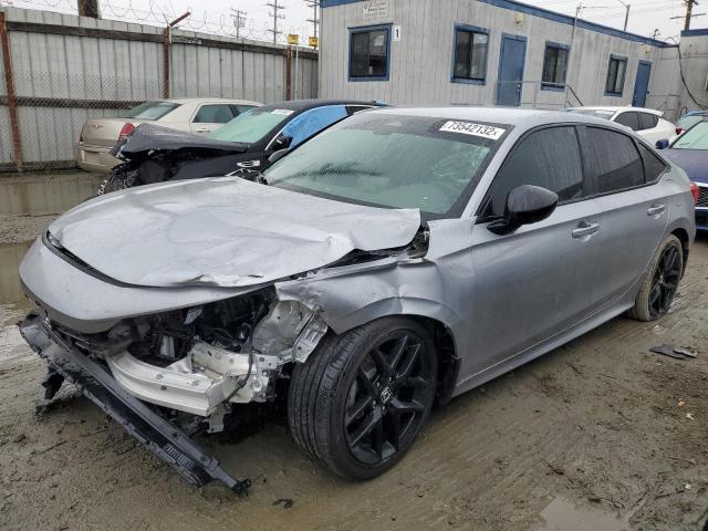 2HGFE2F57NH593824 - 2022 HONDA CIVIC SPOR 银色 照片 1