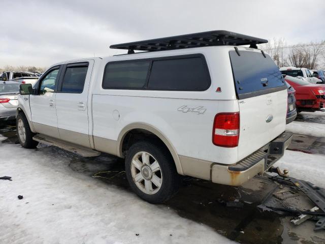 1FTPW14V77KB13662 - 2007 FORD F-150 WHITE photo 2