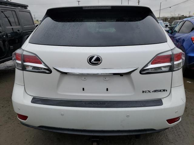 2T2ZB1BA8FC004692 - 2015 LEXUS RX 450H WHITE photo 6