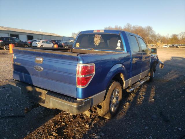 1FTEW1C85AFC15920 - 2010 FORD F150 SUPER BLUE photo 3