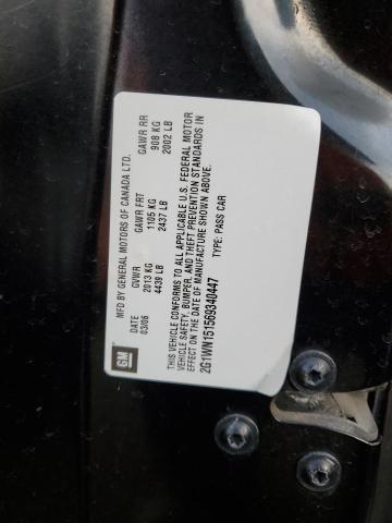 2G1WN151569340447 - 2006 CHEVROLET MONTE CARL 黑色 照片 12