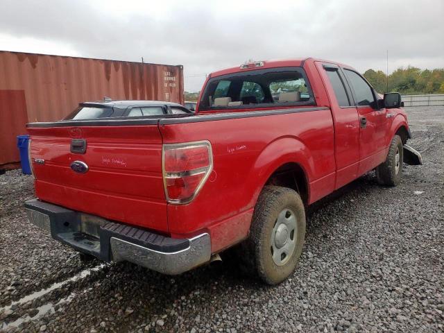 1FTRX12W39FA33224 - 2009 FORD F150 SUPER RED photo 4