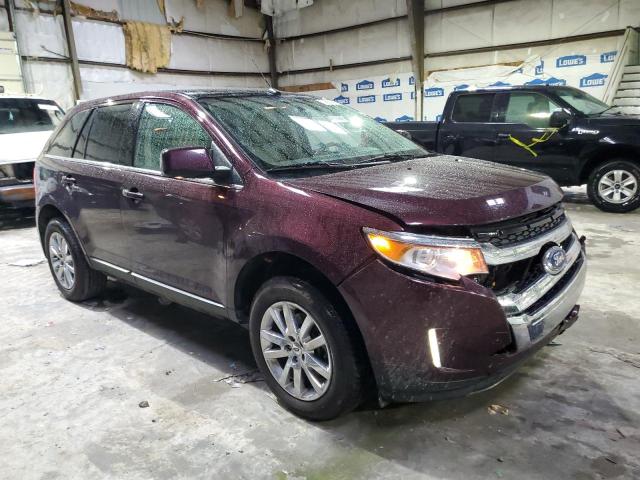 2FMDK3KCXBBA29345 - 2011 FORD EDGE LIMIT BURGUNDY photo 4