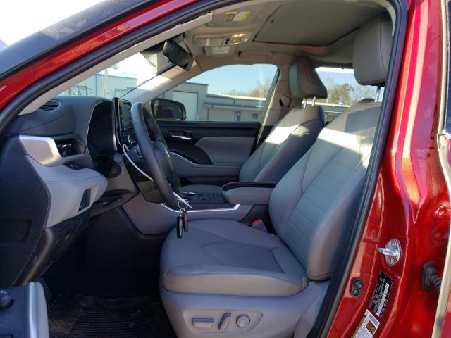 5TDGZRBH9NS211598 - 2022 TOYOTA HIGHLANDER Bordo foto 7