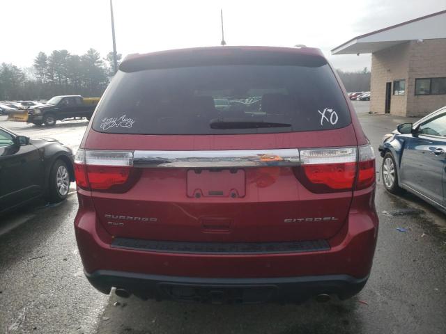 1C4SDJET9DC661682 - 2013 DODGE DURANGO CI RED photo 6