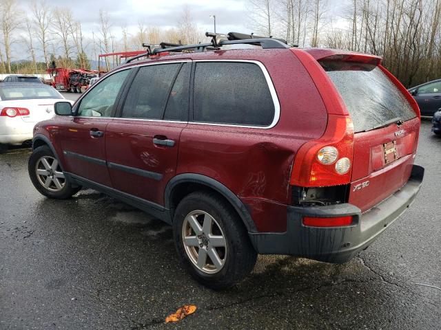 YV1CZ592051206788 - 2005 VOLVO XC90 RED photo 2