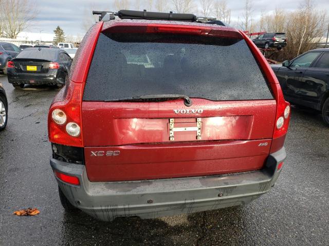 YV1CZ592051206788 - 2005 VOLVO XC90 RED photo 6