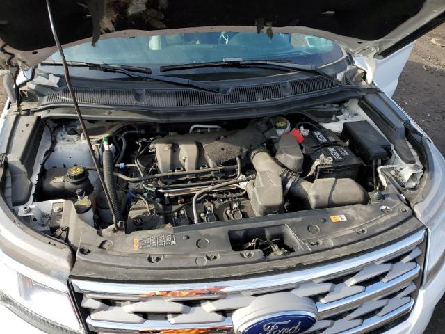 1FM5K8D83JGA94569 - 2018 FORD EXPLORER X WHITE photo 12