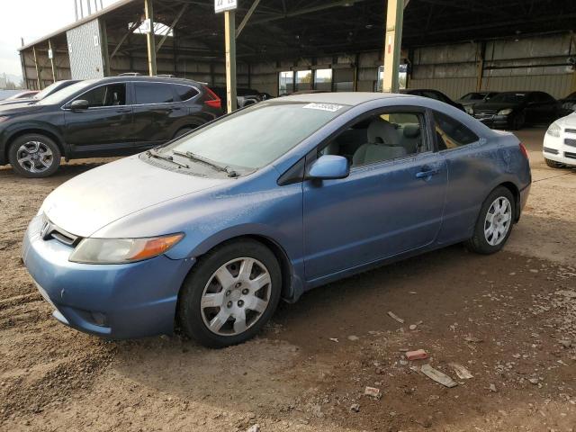 2HGFG12607H573307 - 2007 HONDA CIVIC BLUE photo 1