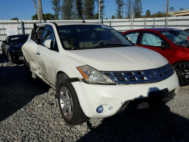 JN8AZ08T77W532446 - 2007 NISSAN MURANO SL WHITE photo 1