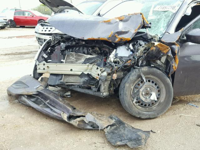 3N1CN7AP2FL860645 - 2015 NISSAN VERSA S GRAY photo 9