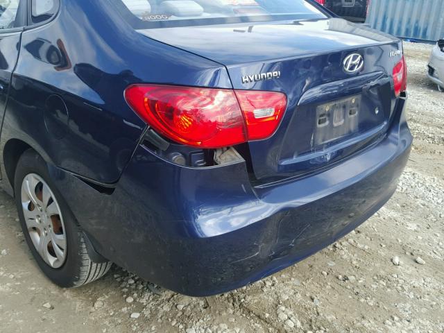 KMHDU46D69U719360 - 2009 HYUNDAI ELANTRA GLS  photo 9